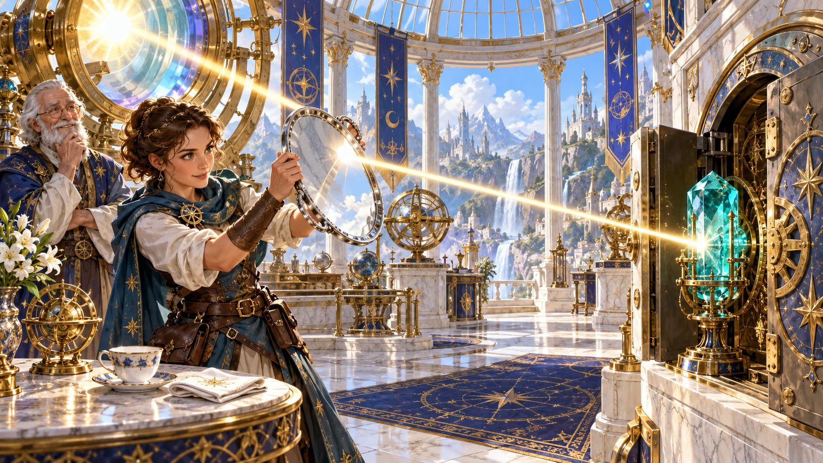 A fantasy character’s deliberate unusual method succeeds in its particular setting